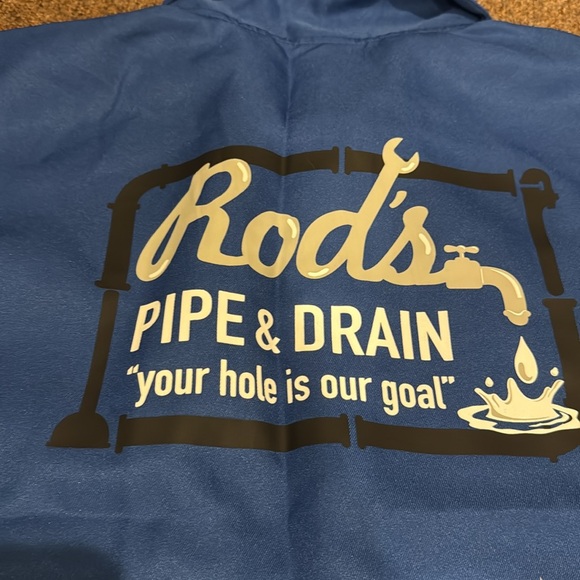 NWOT Spirit Rod's Pipe & Drain Insertion Specialist Jumpsuit Costume S/M - Picture 6 of 7